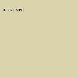 d9d4ab - Desert Sand color image preview