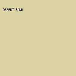 dcd3a4 - Desert Sand color image preview