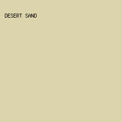 dcd4ac - Desert Sand color image preview