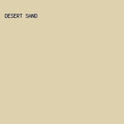 ddd1ae - Desert Sand color image preview