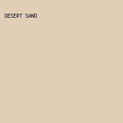 e1ceb6 - Desert Sand color image preview