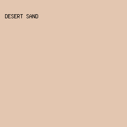 e3c6b0 - Desert Sand color image preview