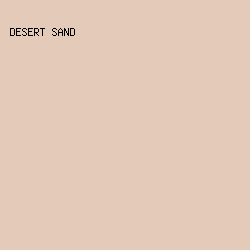 e3cab9 - Desert Sand color image preview