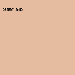e5bca0 - Desert Sand color image preview
