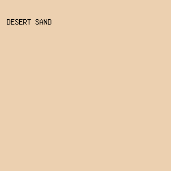 ecd0b0 - Desert Sand color image preview