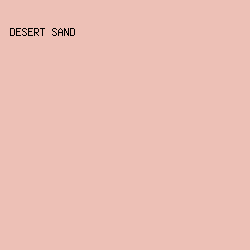 edc0b6 - Desert Sand color image preview