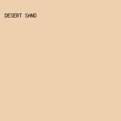 eed0af - Desert Sand color image preview