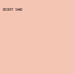 f5c5b4 - Desert Sand color image preview