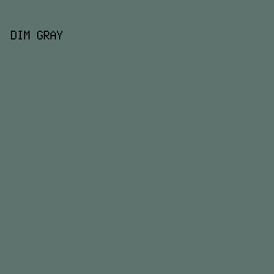 5E726E - Dim Gray color image preview