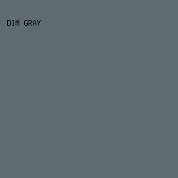 606B6F - Dim Gray color image preview