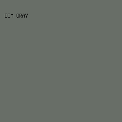 686E67 - Dim Gray color image preview