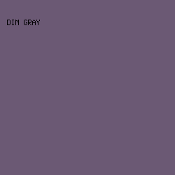 6b5974 - Dim Gray color image preview