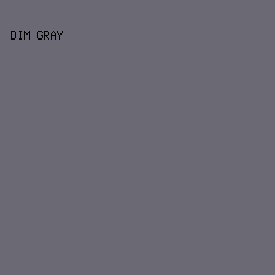6b6973 - Dim Gray color image preview