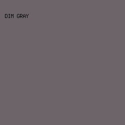 6d6469 - Dim Gray color image preview