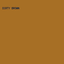 A76E26 - Dirty Brown color image preview