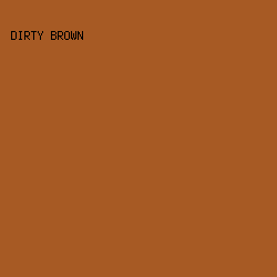 a75a24 - Dirty Brown color image preview