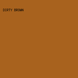 a8621e - Dirty Brown color image preview