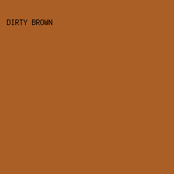 aa5f27 - Dirty Brown color image preview
