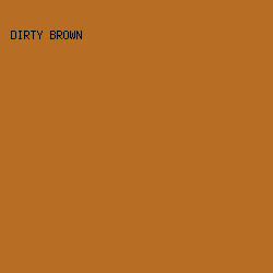 b76e23 - Dirty Brown color image preview