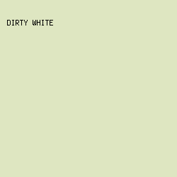 DEE6C1 - Dirty White color image preview