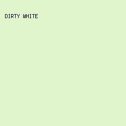 E0F5CB - Dirty White color image preview