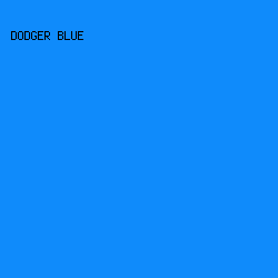 0F8BFB - Dodger Blue color image preview
