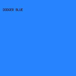 2684FF - Dodger Blue color image preview