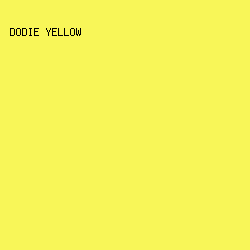 F8F658 - Dodie Yellow color image preview