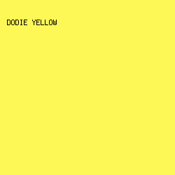 fef857 - Dodie Yellow color image preview