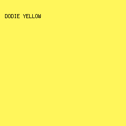 fff65b - Dodie Yellow color image preview