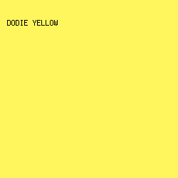 fff65d - Dodie Yellow color image preview