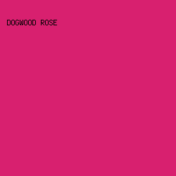 D8206F - Dogwood Rose color image preview