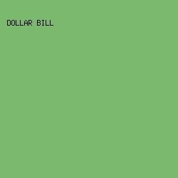 7BBA6E - Dollar Bill color image preview