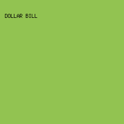 92c351 - Dollar Bill color image preview