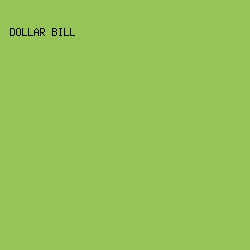 96c457 - Dollar Bill color image preview