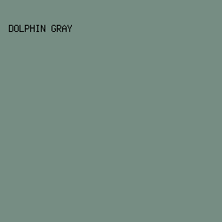 768d83 - Dolphin Gray color image preview