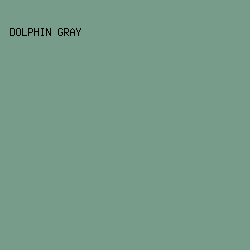 789C8A - Dolphin Gray color image preview