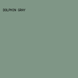 7F9686 - Dolphin Gray color image preview