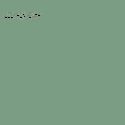 7a9d84 - Dolphin Gray color image preview