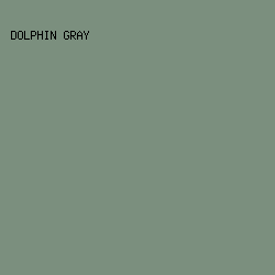 7b8f7e - Dolphin Gray color image preview