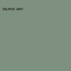 7e907f - Dolphin Gray color image preview