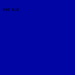 0005a4 - Duke Blue color image preview