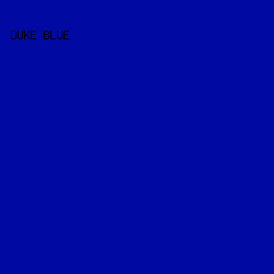 0009A1 - Duke Blue color image preview