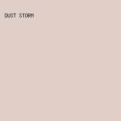 E0D0C8 - Dust Storm color image preview
