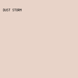 E8D3C8 - Dust Storm color image preview