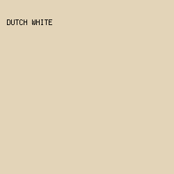 E3D4B8 - Dutch White color image preview