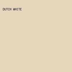 E5D6BC - Dutch White color image preview