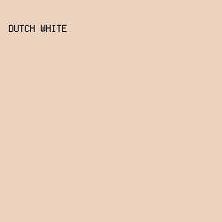 ECD3BF - Dutch White color image preview