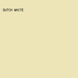EDE5B8 - Dutch White color image preview