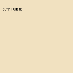 F1E1C0 - Dutch White color image preview